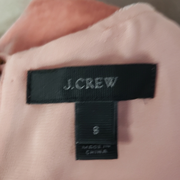 NWOT J Crew pink silk velvet blouse tank top Womens Small - Picture 5 of 7